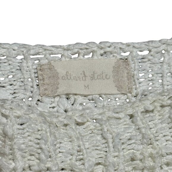 Altar’d State Tassel Sweater – Ivory White, Size M, Excellent Condition - Picture 6 of 11